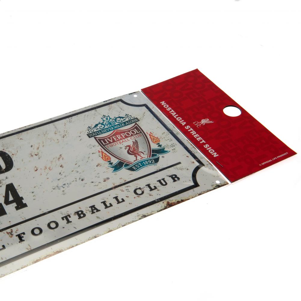 Official Liverpool FC Retro Street Sign