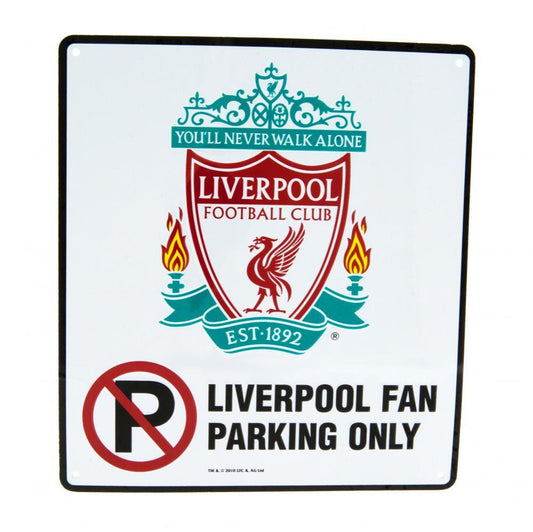 Official Liverpool FC No Parking Sign