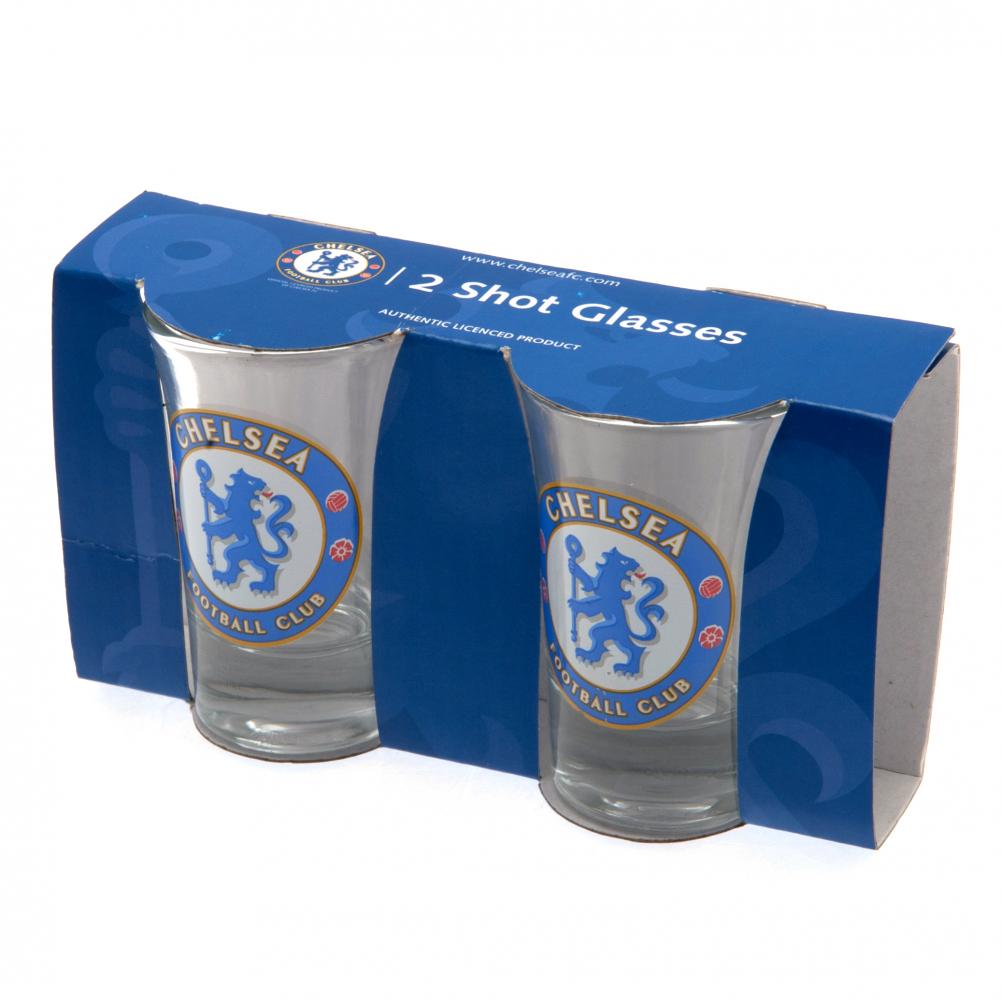 Official Chelsea FC 2pk Shot Glass Set