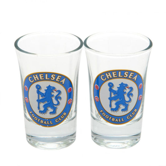 Official Chelsea FC 2pk Shot Glass Set