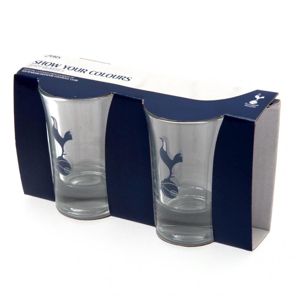 Official Tottenham Hotspur FC 2pk Shot Glass Set