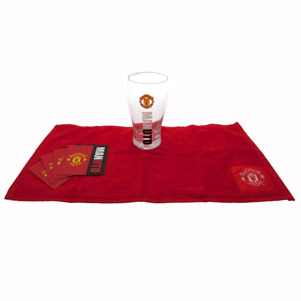 Official Manchester United FC Mini Bar Set