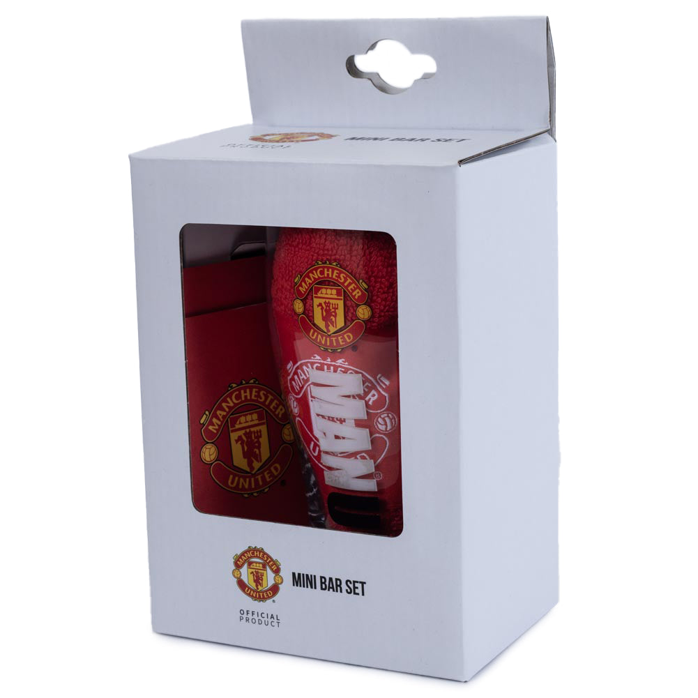 Official Manchester United FC Mini Bar Set