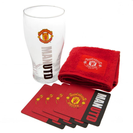 Official Manchester United FC Mini Bar Set