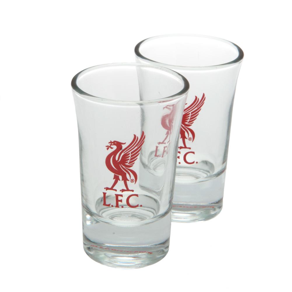 Official Liverpool FC 2pk Shot Glass Set