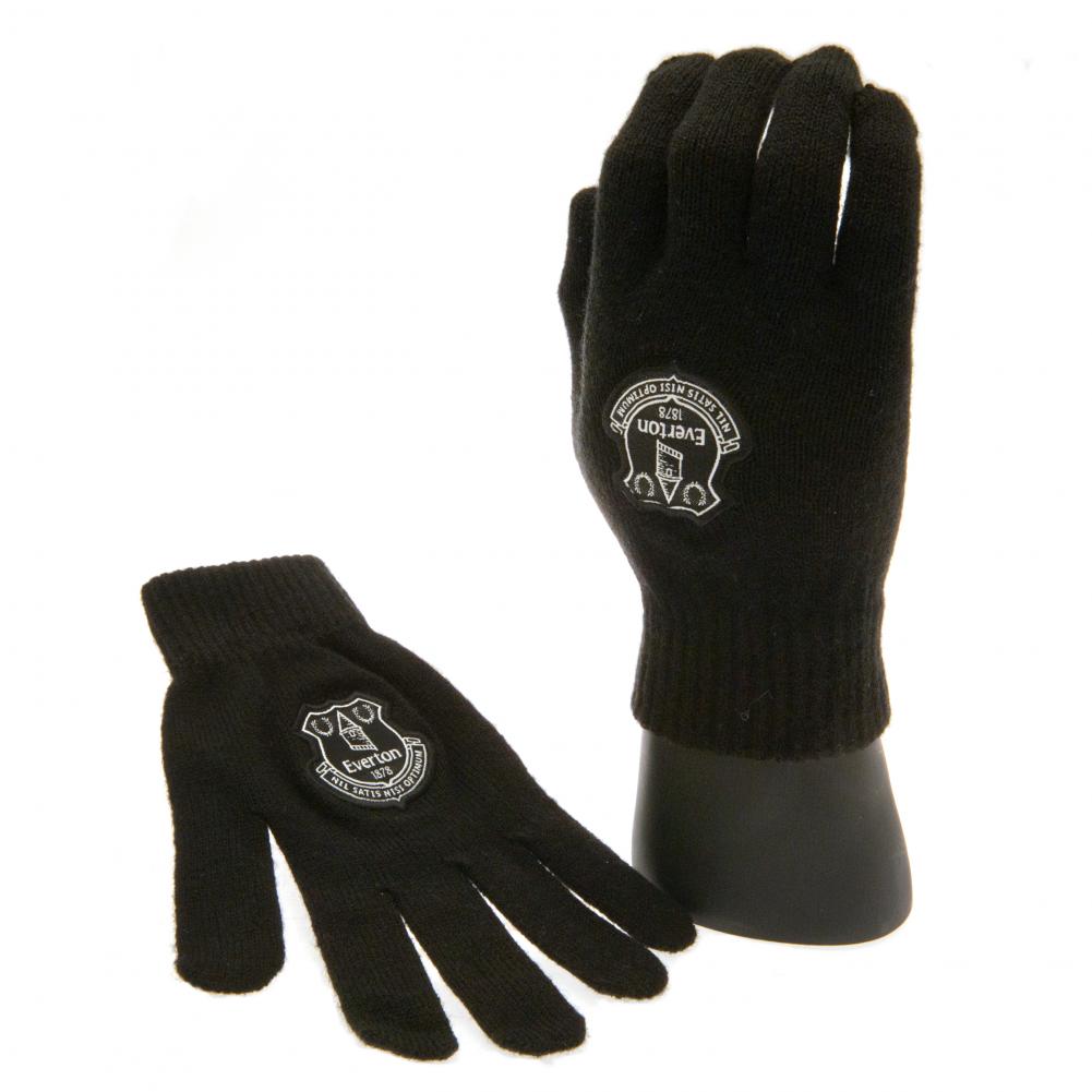 Official Everton FC Knitted Gloves Junior