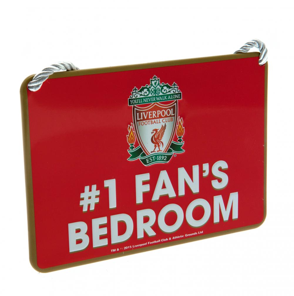 Official Liverpool FC Bedroom Sign No1 Fan