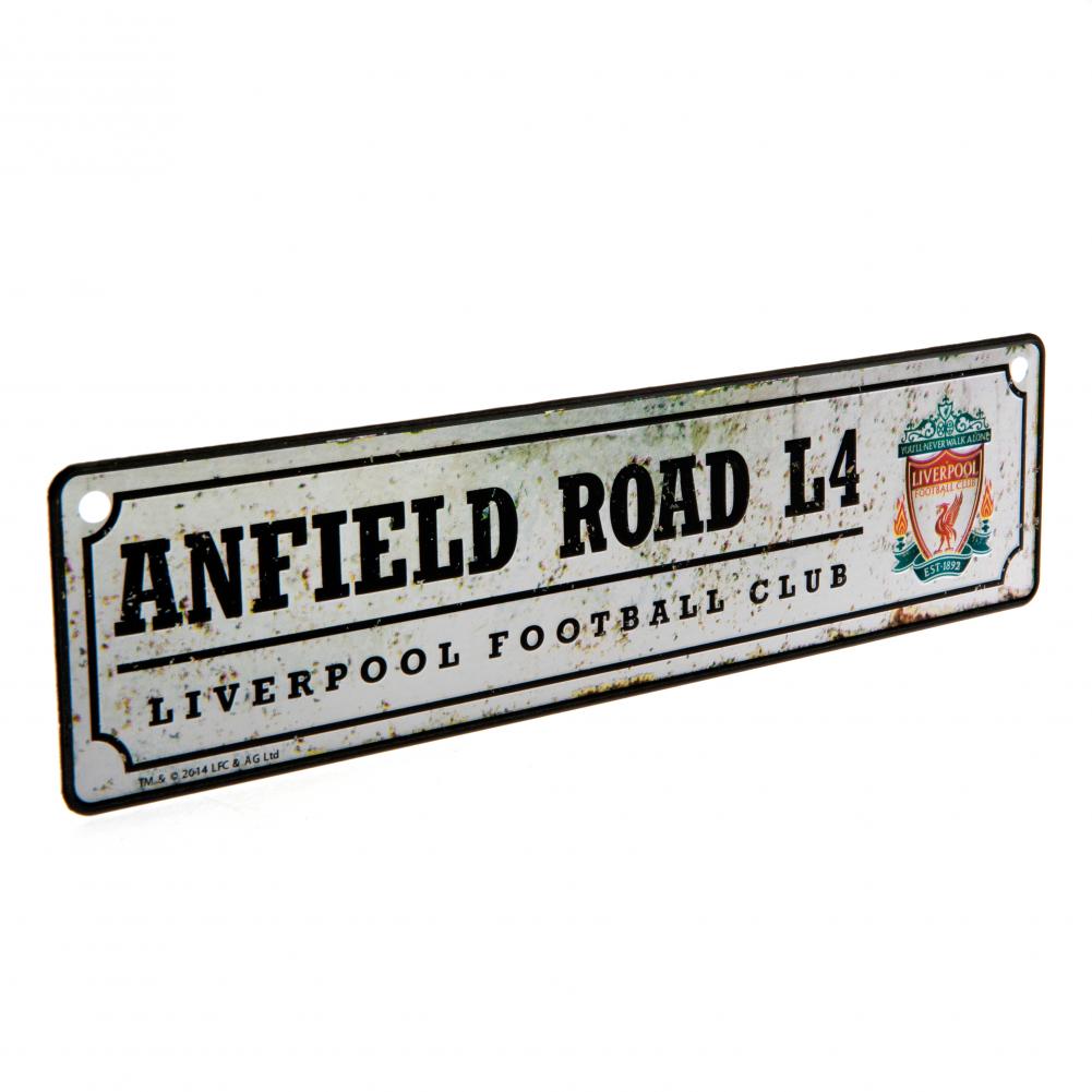 Official Liverpool FC Retro Window Sign