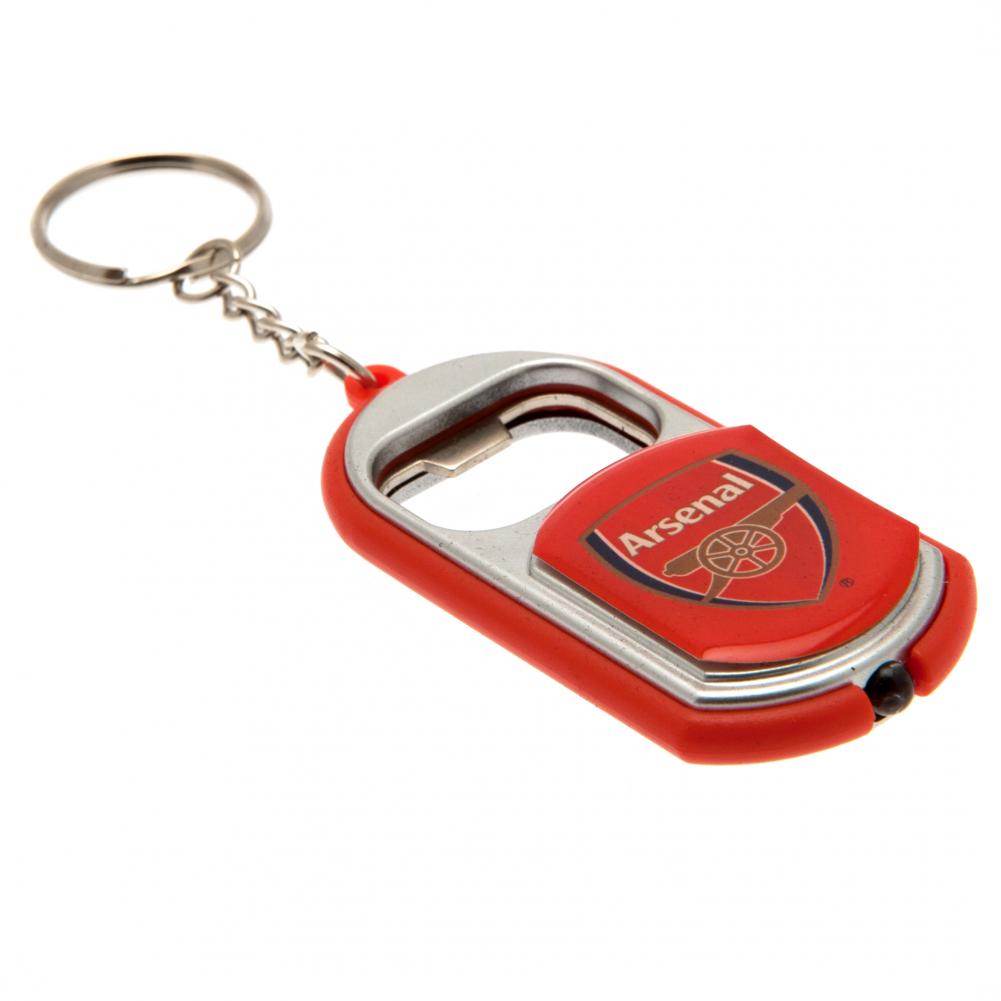 Official Arsenal FC Keyring Torch Bottle Opener