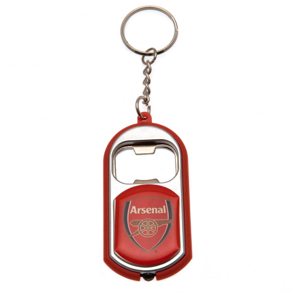 Official Arsenal FC Keyring Torch Bottle Opener