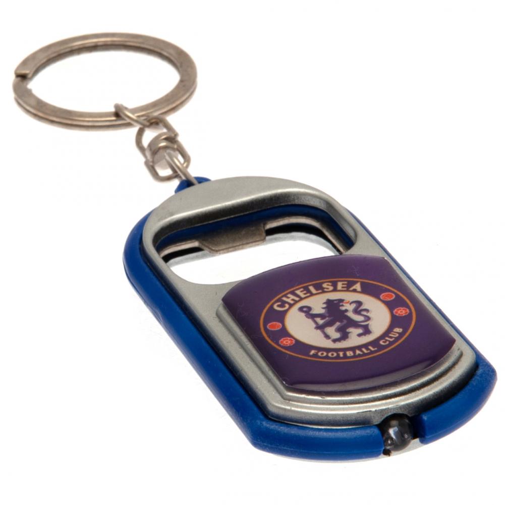 Official Chelsea FC Keyring Torch Bottle Opener