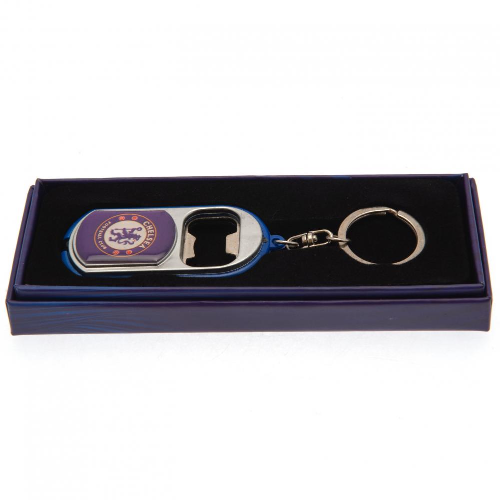 Official Chelsea FC Keyring Torch Bottle Opener