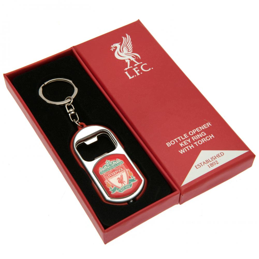 Official Liverpool FC Keyring Torch Bottle Opener