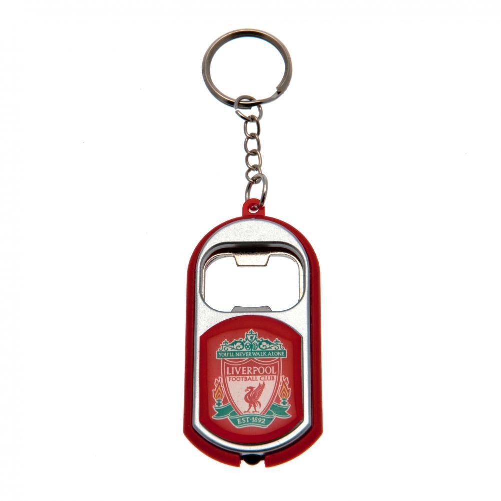 Official Liverpool FC Keyring Torch Bottle Opener