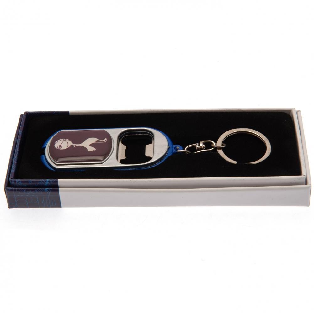 Official Tottenham Hotspur FC Keyring Torch Bottle Opener