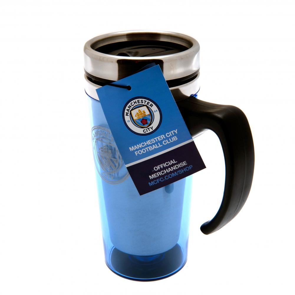 Official Manchester City FC Handled Travel Mug