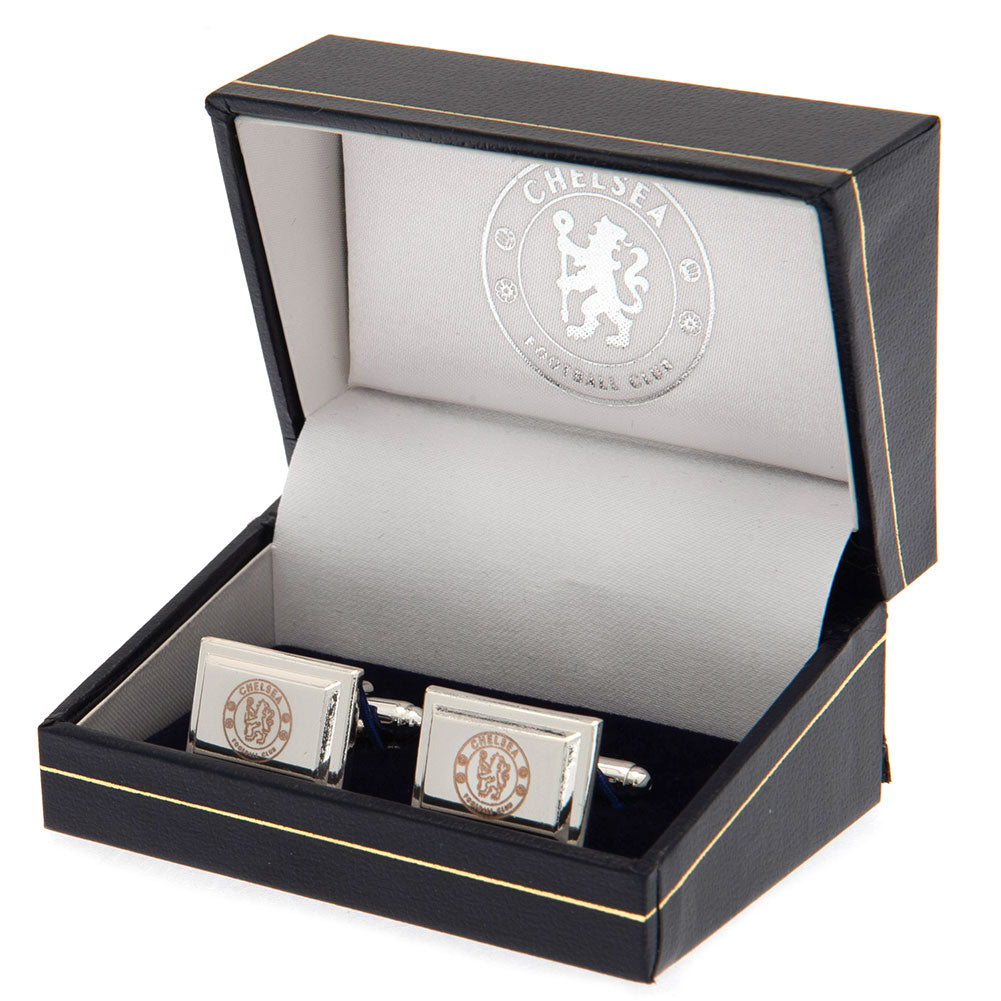 Official Chelsea FC Silver Plated Cufflinks