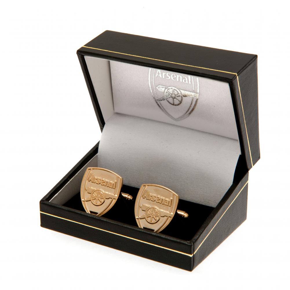 Official Arsenal FC Gold Plated Cufflinks