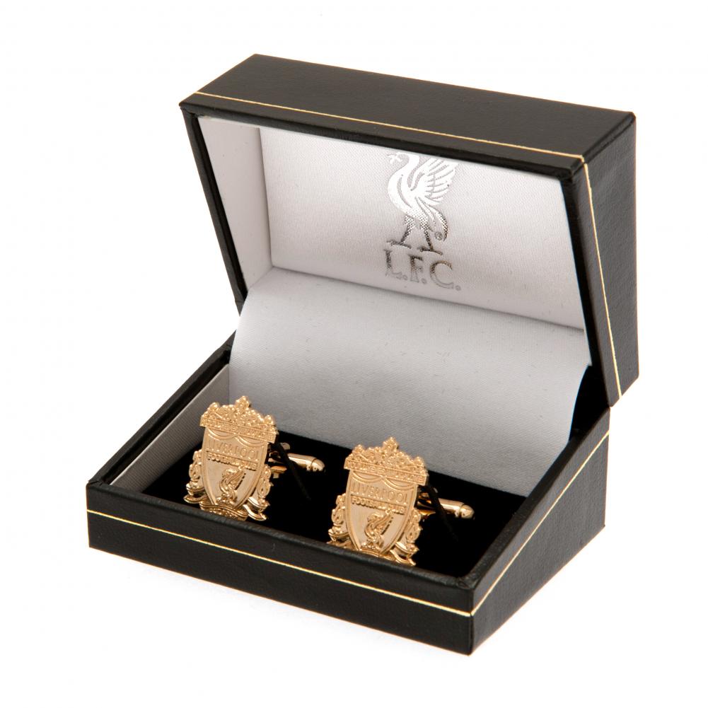 Official Liverpool FC Gold Plated Cufflinks