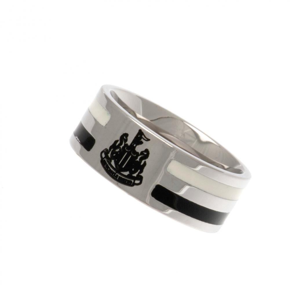 Official Newcastle United FC Colour Stripe Ring Medium