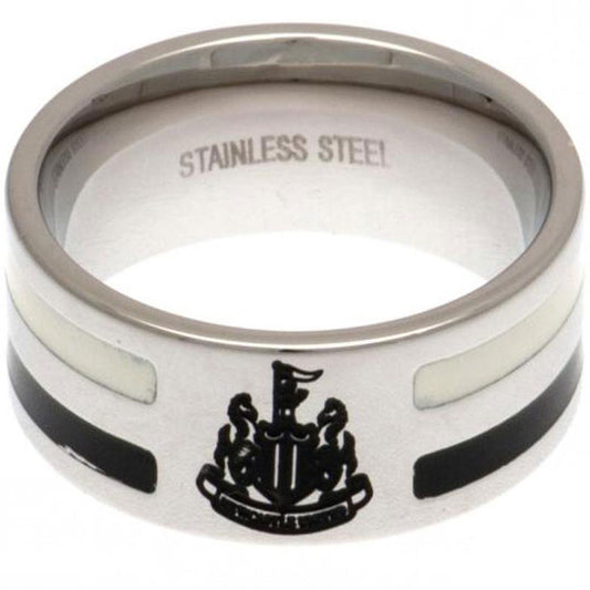 Official Newcastle United FC Colour Stripe Ring Medium