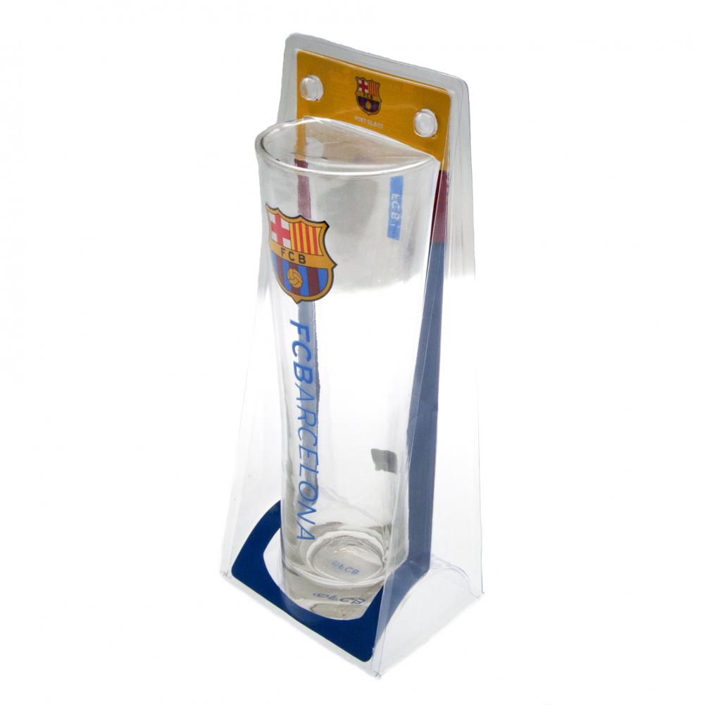 Official FC Barcelona Tall Beer Glass