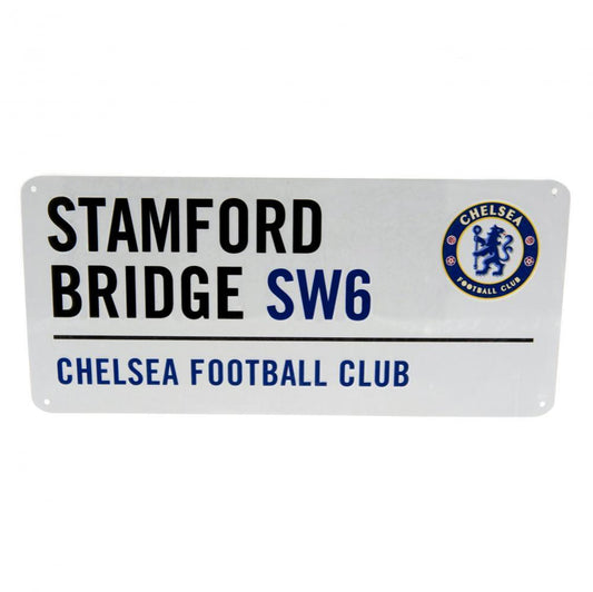 Official Chelsea FC White Street Sign