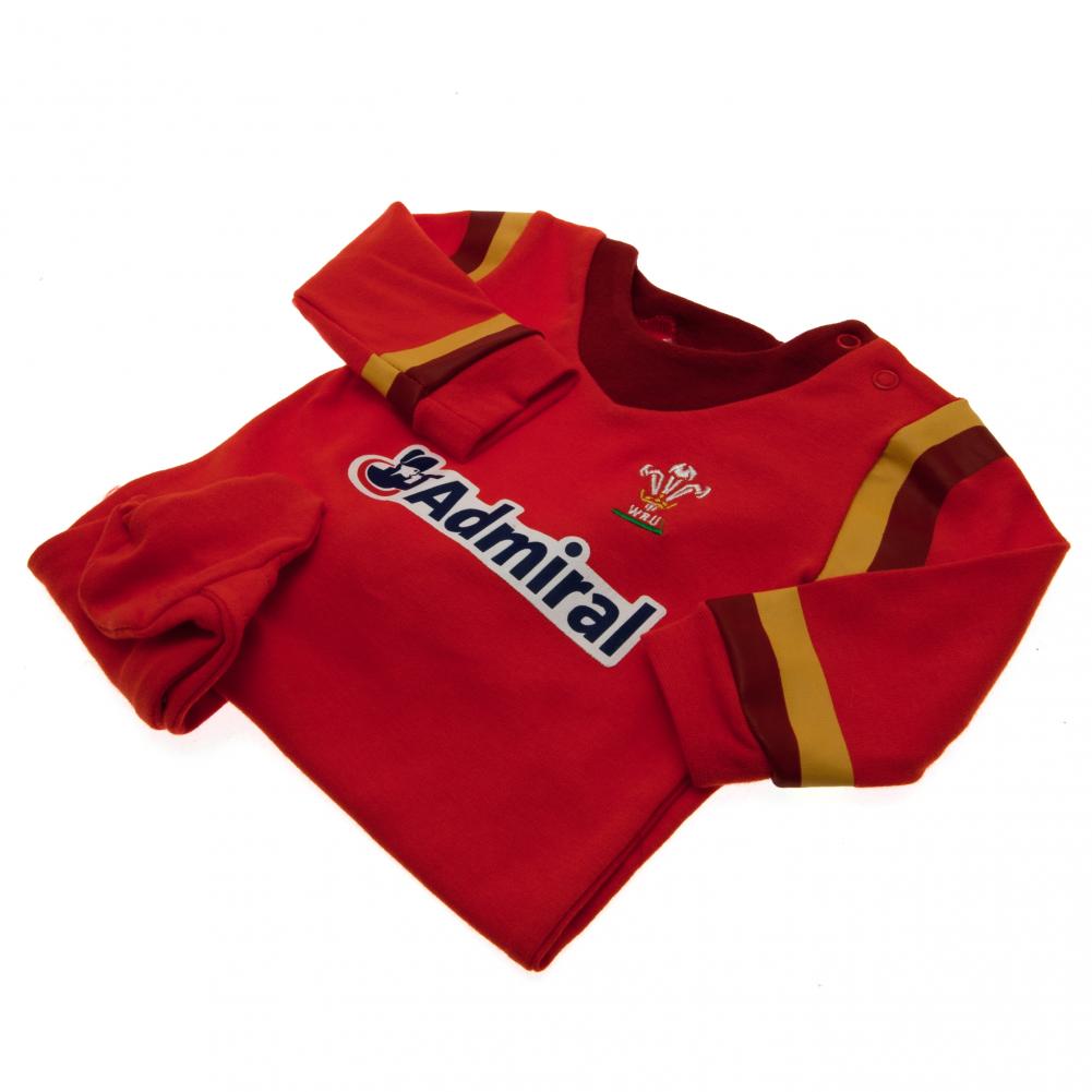 Official Wales RU Sleepsuit 12/18 mths GD