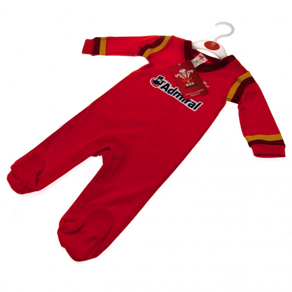 Official Wales RU Sleepsuit 12/18 mths GD