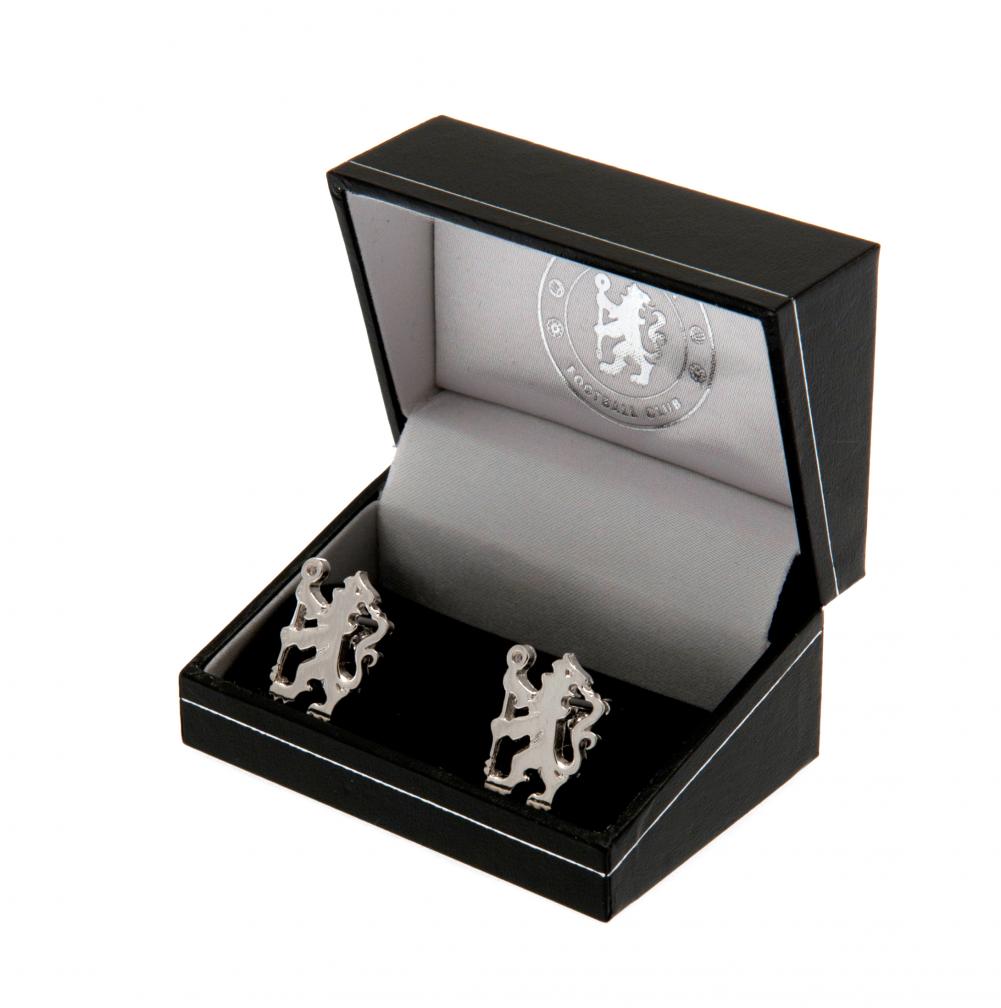 Official Chelsea FC Sterling Silver Lion Cufflinks