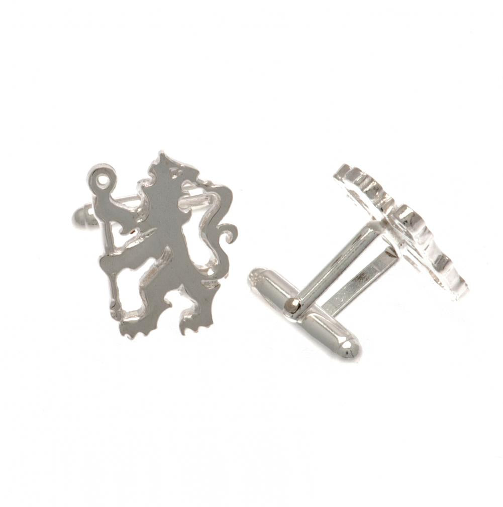 Official Chelsea FC Sterling Silver Lion Cufflinks