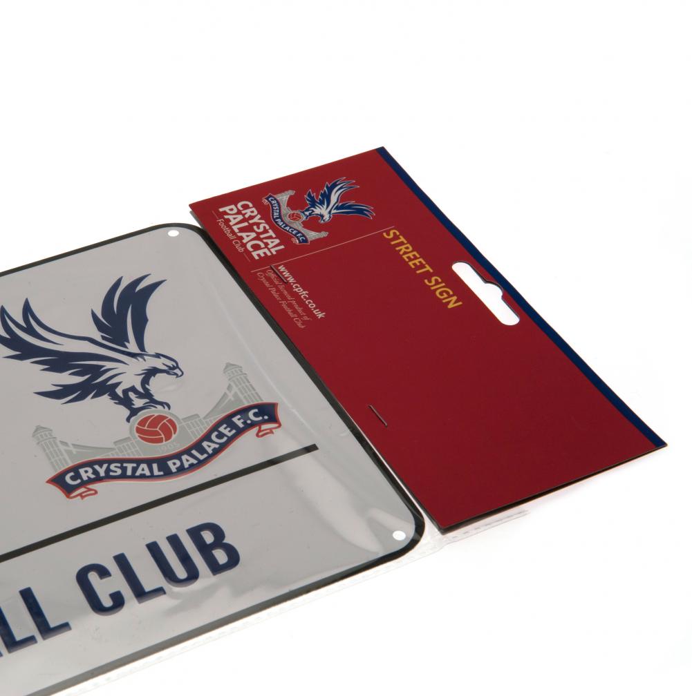 Official Crystal Palace FC White Street Sign