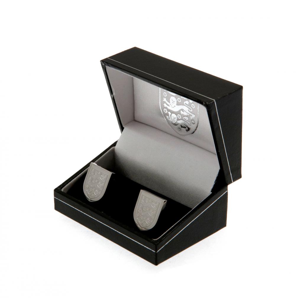 Official England FA Stainless Steel Formed Cufflinks