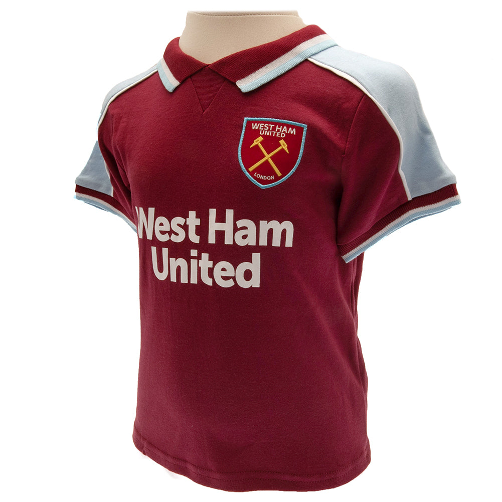 Official West Ham United FC Shirt & Short Set 6-9 Mths CS