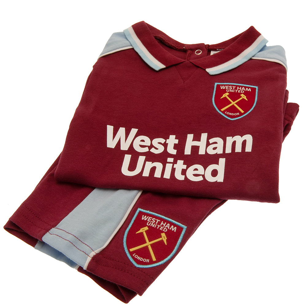 Official West Ham United FC Shirt & Short Set 6-9 Mths CS