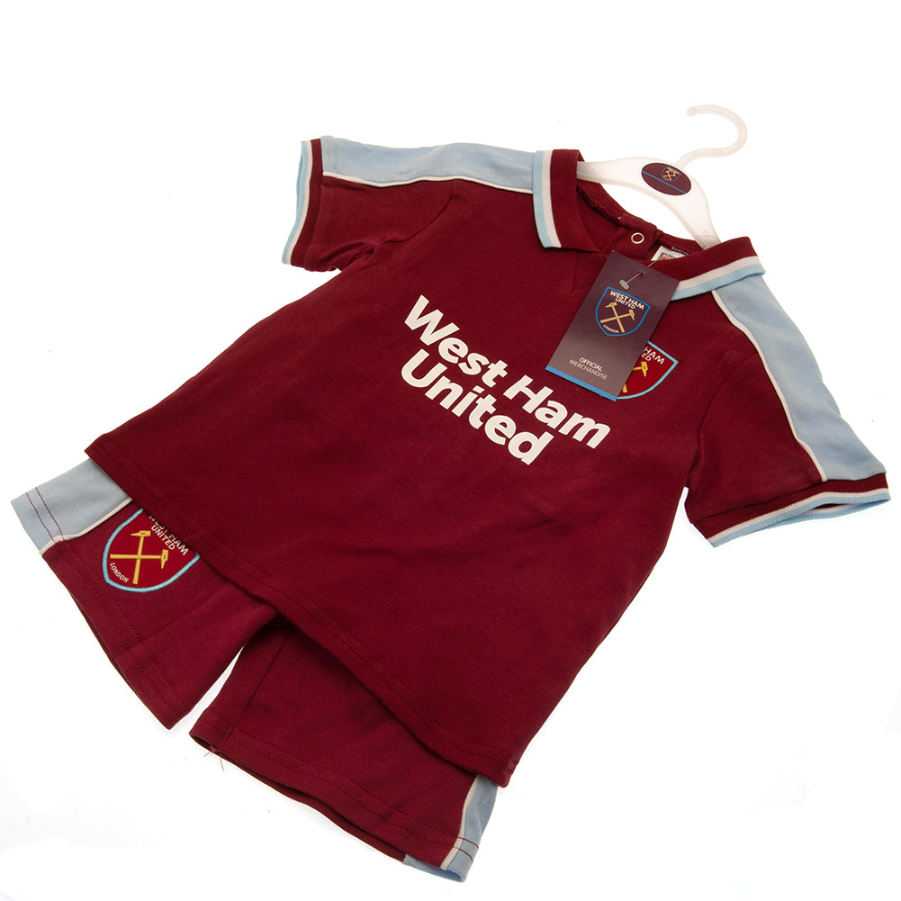 Official West Ham United FC Shirt & Short Set 6-9 Mths CS