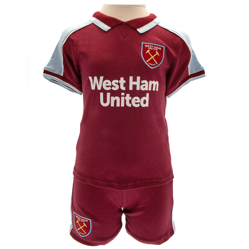 Official West Ham United FC Shirt & Short Set 9-12 Mths CS