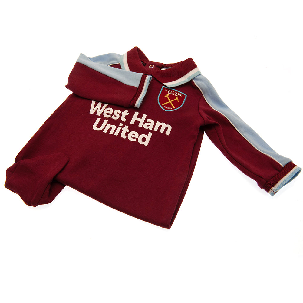 Official West Ham United FC Sleepsuit 12-18 Mths CS