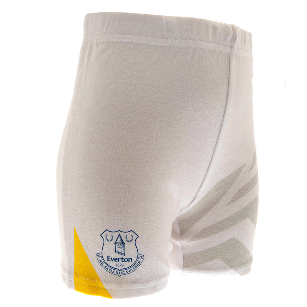 Official Everton FC Shirt & Short Set 9-12 Mths