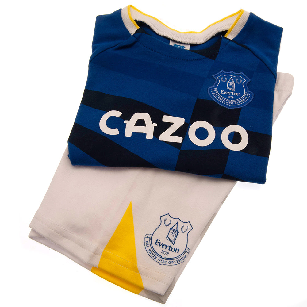 Official Everton FC Shirt & Short Set 9-12 Mths