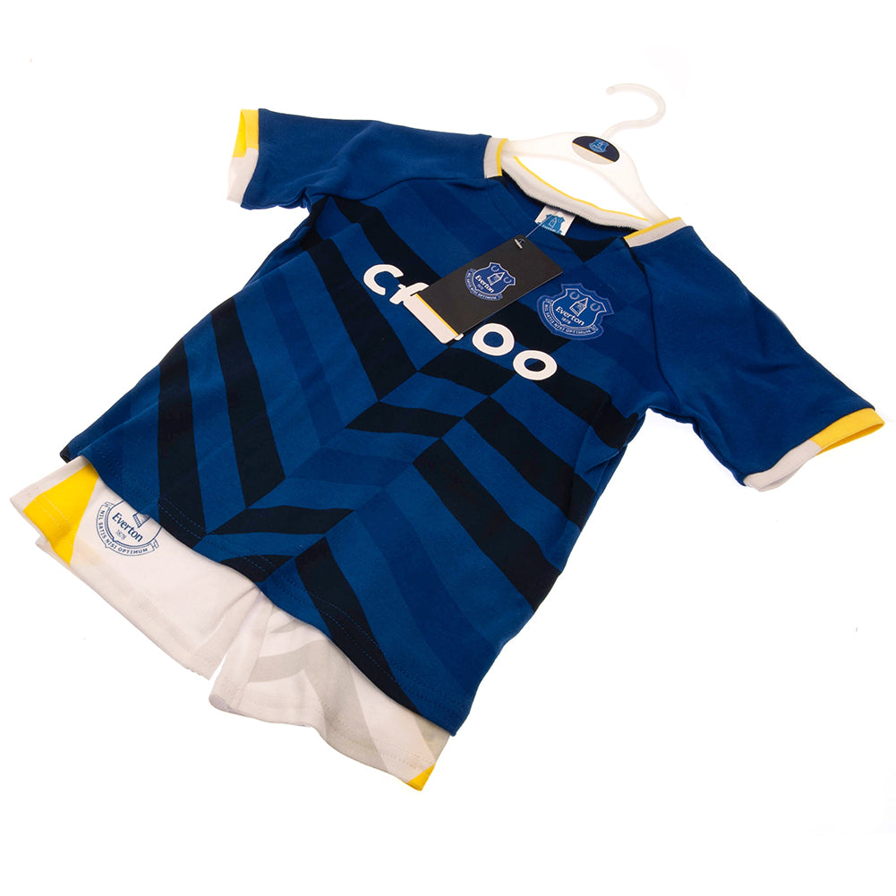 Official Everton FC Shirt & Short Set 9-12 Mths