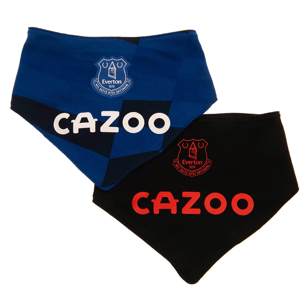 Official Everton FC 2 Pack Bibs