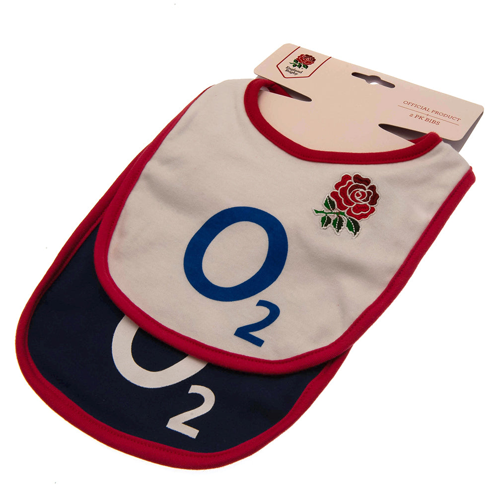 Official England RFU 2 Pack Bibs RB