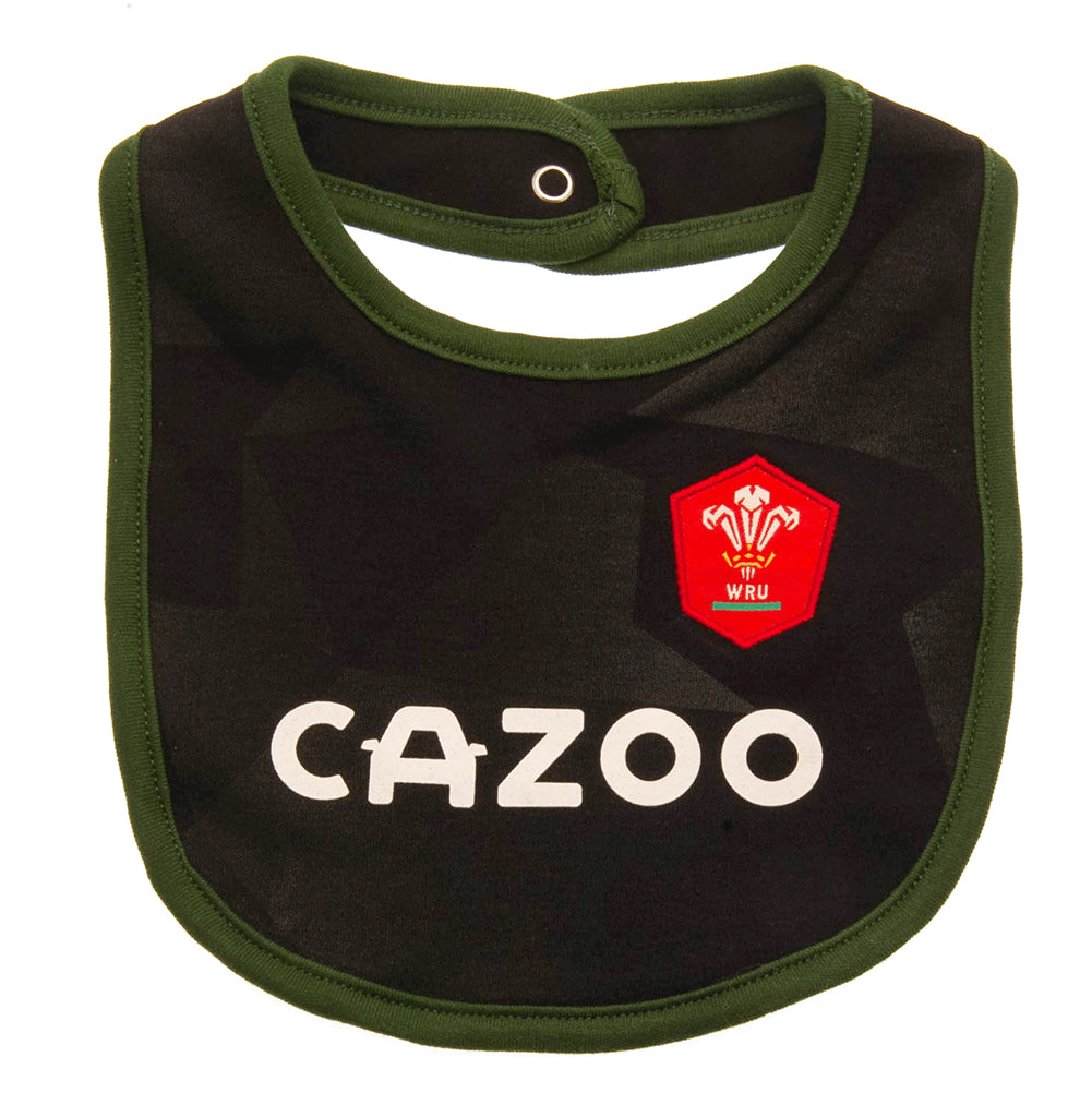 Official Wales RU 2 Pack Bibs PC