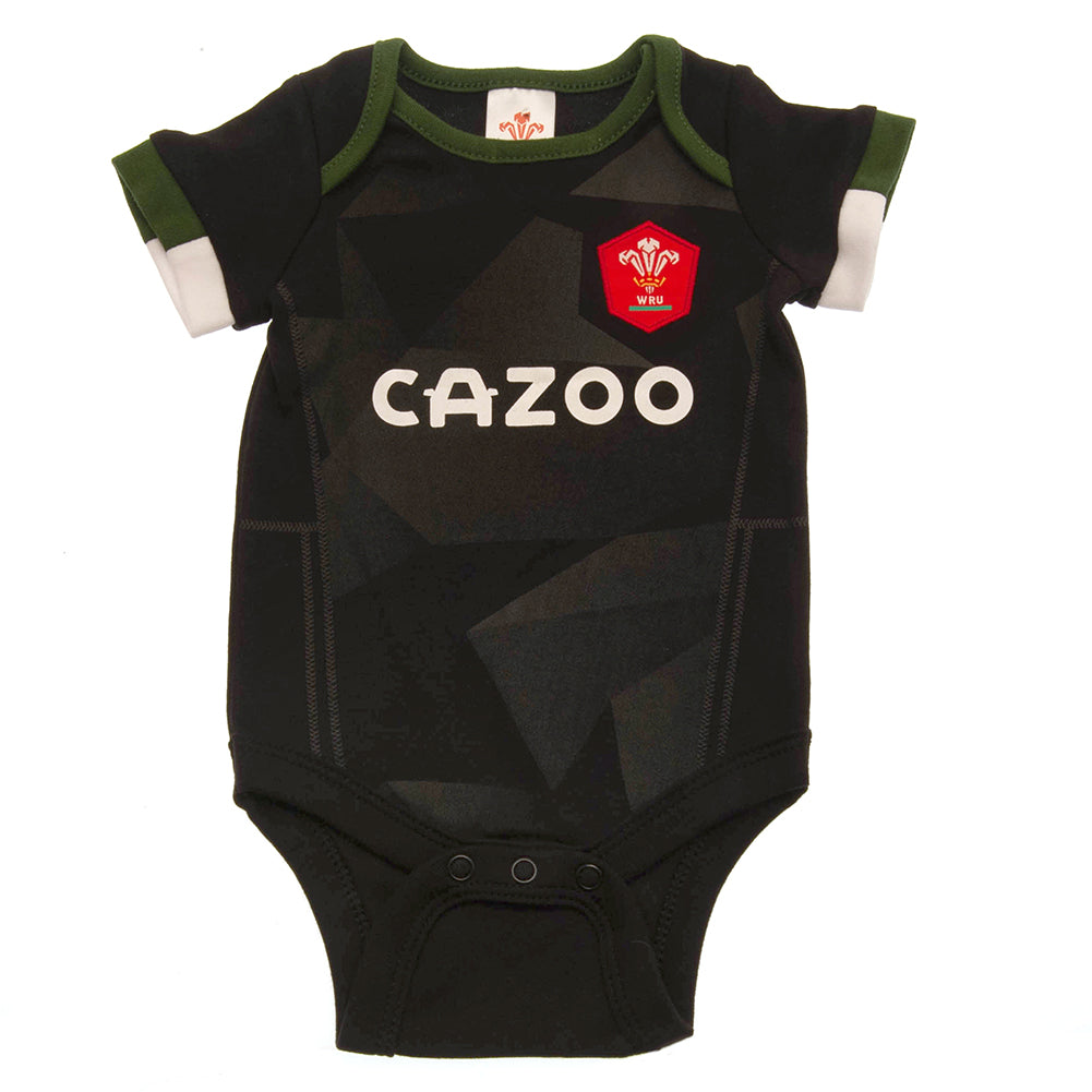 Official Wales RU 2 Pack Bodysuit 6-9 Mths PC