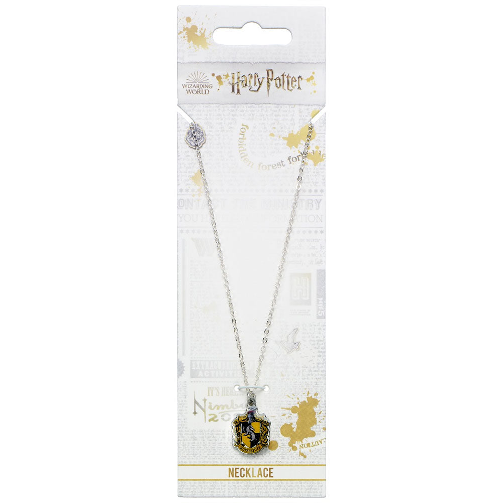 Official Harry Potter Silver Plated Necklace Hufflepuff