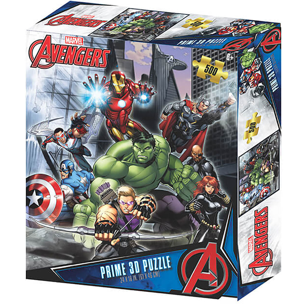 Official Avengers 3D Image Puzzle 500pc