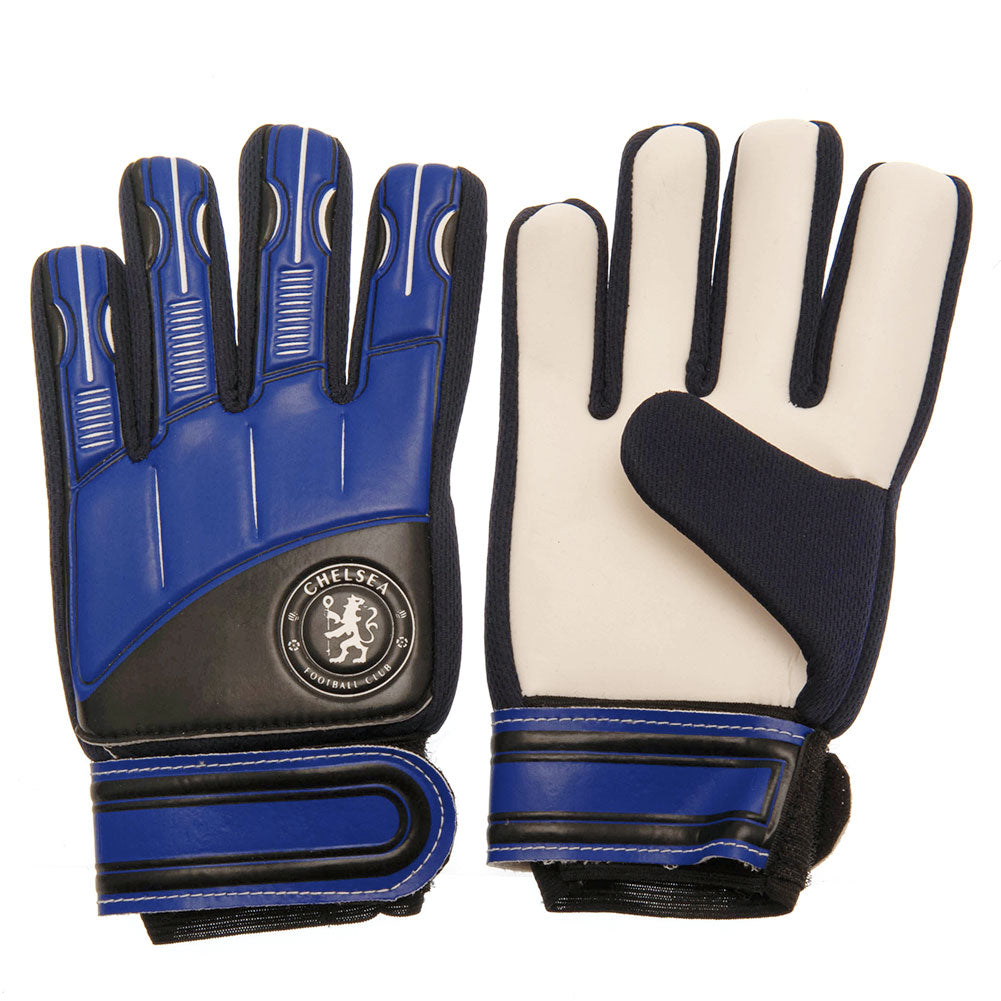 Official Chelsea FC Delta Goalkeeper Gloves Kids