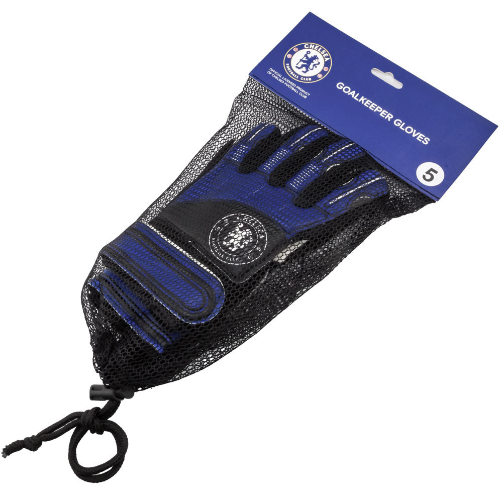 Official Chelsea FC Delta Goalkeeper Gloves Kids