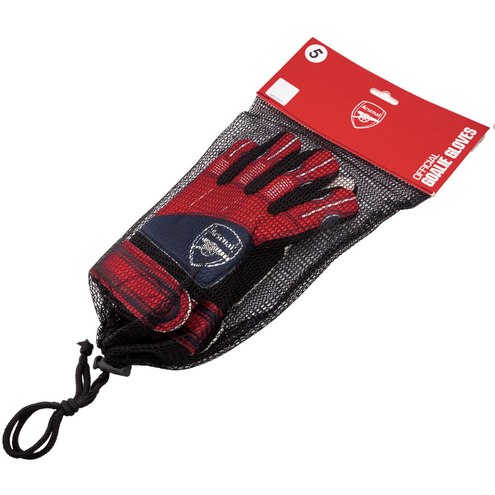 Official Arsenal FC Delta Goalkeeper Gloves Kids